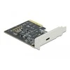 Delock PCI Express x4 Karte zu 1 x extern SuperSpeed USB 20 Gbps (USB 3.2 Gen 2x2) USB Type-C Buchse