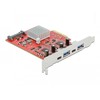 Kontroler Delock PCIe 3.0 x4 - 2x USB-C + 2x USB 3.2 Gen 2 (89041)