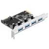 „Delock PCI Express“ kortelė > 4 x išorinis USB 3.0