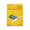 Kontrolierius Delock PCIE 2, 0 x 4 - 2 x USB 3, 0 + 2 x SATA III (89359)