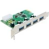 Delock PCI Express kortelė -> USB 3.0 4 prievadų NEC