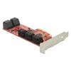Delock PCI Express kortelė > 10 x vidinė SATA 6 Gb/s, žemo profilio formos koeficientas