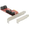 Delock PCI Express kortelė > 10 x vidinė SATA 6 Gb/s, žemo profilio formos koeficientas
