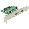 „Delock PCIe IOI“ > USB 3.0 2 prievadų žemo profilio forma