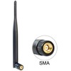Delock 89438 - 5 dBi - 2.4 - 2.4835 / 5.15 - 5.7250 GHz - IEEE 802.11a,IEEE 802.11ac,IEEE 802.11b,IEEE 802.11g,IEEE 802.11n - 5 dBi - 50 ? - Omni-directional antena
