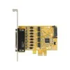 KARTA PCI EXPRESS X1->4X DB-9(COM) NA KABLU 5V/12V CHIPSET:SUN2410 DELOCK