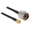 Delock Antennenkabel N Stecker > SMA Stecker RG-58 C/U 5 m