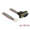 Delock CABLE LIZDAS DELOCK 1X COM (DB9) 30CM