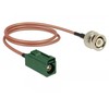 Delock Antennenkabel FAKRA E Buchse > BNC Stecker RG-316 50 cm