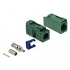 Delock FAKRA E Buchse 25 mm (lang) zum Crimpen