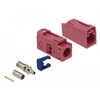 Delock FAKRA H Buchse 25 mm (lang) zum Crimpen