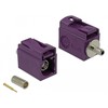 Delock FAKRA D Buchse 21 mm (kurz) zum Crimpen
