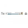 Delock Adapteris USB 2.0 Typ-C Stecker > 1 x Seriell RS-232 RJ45 Stecker 0,5 m