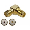 Delock Adapteris SMA Buchse zu RP-SMA Buchse 90° 10 GHz