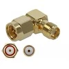 Delock Adapteris SMA Stecker zu SMA Buchse 90° 10 GHz