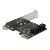 Delock karta PCI Express x1 - 4x interna