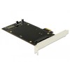 „DeLOCK PCIe x1“ plokštė, skirta 2 SATA HDD / SSD