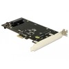 „DeLOCK PCIe x1“ plokštė, skirta 2 SATA HDD / SSD