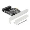 Delock PCI Express kortelę prie 2 x vidinių USB 3.0 kontaktų jungčių