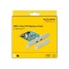 Šakotuvas „Delock PCI Express x4“ kortelė – 2 x išorinis USB 10 Gbps (USB 3.1) USB Type-C