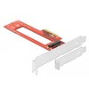 Delock PCI Express x4 kortelė su 1 x M.3 / NF1 lizdu – žemo profilio formos koeficientas