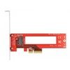 Delock PCI Express x4 kortelė su 1 x M.3 / NF1 lizdu – žemo profilio formos koeficientas