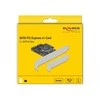 Delock 2 prievadų SATA PCI Express x1 plokštė – žemo profilio formatas