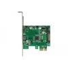 „Delock“ PCIe x1 plokštė (2x USB Type-CUSB3.2 Gen1), įskaitant žemo profilio lizdą