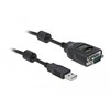 Delock USB Type-A į serijinį DB9 adapterį su 9 LED RS-232 testeriu