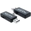 Skaitytuvas Delock USB 2.0 / microUSB (91731)