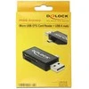 Skaitytuvas Delock USB 2.0/microUSB (91731)