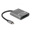 Delock USB Type-C™ kortelių skaitytuvas, skirtas XQD 2.0 atminties kortelėms