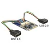 Delock 95242 – Mini PCI Express – USB 2.0 – 0,48 Gbit/s – Windows 7 Enterprise, Windows 7 Enterprise x64, Windows 7 Home Basic, Windows 7 Home Basic... – USB