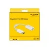 Delock Adapteris DisplayPort 1.1 Stecker zu HDMI Buchse Passiv baltas