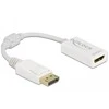 Delock Adapteris DisplayPort 1.1 Stecker zu HDMI Buchse Passiv baltas