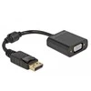 „Delock“ adapteris „DisplayPort 1.2“ pasyvioji juoda VGA moteriška
