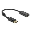 Delock DELOCK Displayport Adapteris DP -> HDMI lizdas 4K pasyvi juoda