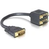 „Delock“ adapteris DVI 25 kištukinis ir 2 x DVI 25 lizdas