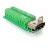 „Delock“ adapterio HDMI lizdas > 20 kontaktų gnybtų blokas