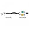 Adapteris USB Delock DELOCK Adapteris USB 2.0 A > 2x Seriell DB9 RS-232 St/St 1.5m