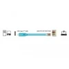 DLC DeLOCK 63914 serijinis kabelis Mėlyna 3 m C tipo USB RJ45