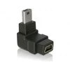 ADAPTER USB MINI(M)->USB MINI(F) KAMPINIS DÓŁ JUODA DELOCK