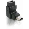 ADAPTER USB MINI(M)->USB MINI(F) KAMPINIS GÓRA JUODA DELOCK