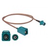 Delock Antennenkabel FAKRA Z Stecker > FAKRA Z Buchse RG-316 0,5 m