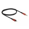 Delock garso kabelis 8 kontaktų Lightning™ kištukas su stereo lizdu 3,5 mm 3 kontaktas 0,5 m