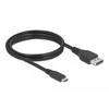 Delock dvikryptis USB Type-C™ į DisplayPort laidą (DP Alt režimas)