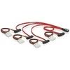 Delock Cable mini SAS SFF-8087 > 4 x SAS SFF-8482 + Galia 50 cm