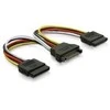 DELOCK Adaptor Power SATA HDD2x zu 15Pin-St 15cm