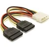 DELOCK Adapteris Power SATA HDD2x zu 4Pin-St 10cm
