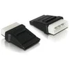 Nezatříděno Delock SATA 15- pin - 4- pin, Juoda (82325)